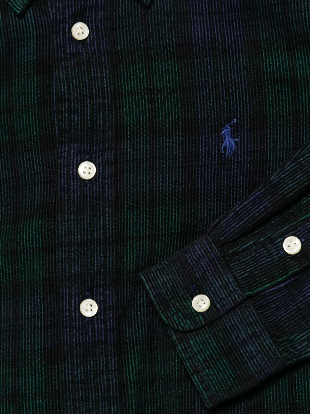 Вельветовая рубашка POLO RALPH LAUREN KIDS, синий — фото 3
