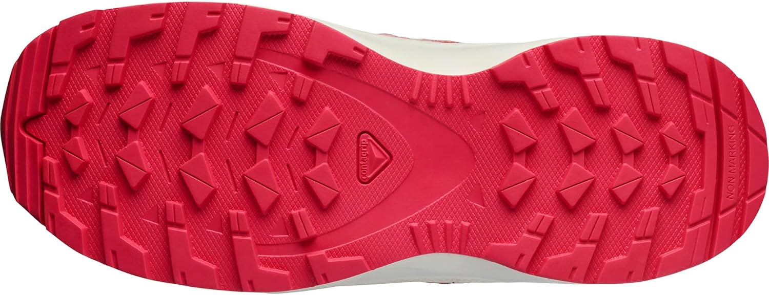 Детские кроссовки Salomon Xa Pro V8 для трейлраннинга (унисекс), красный/розовый/темно-красный — фото 4