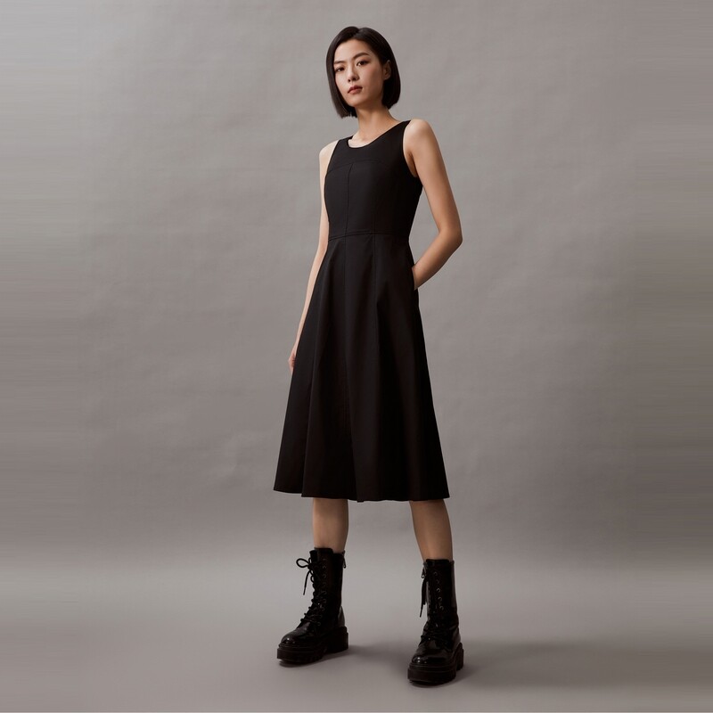 

Платье Calvin Klein Jeans без рукавов с открытой спиной, черный