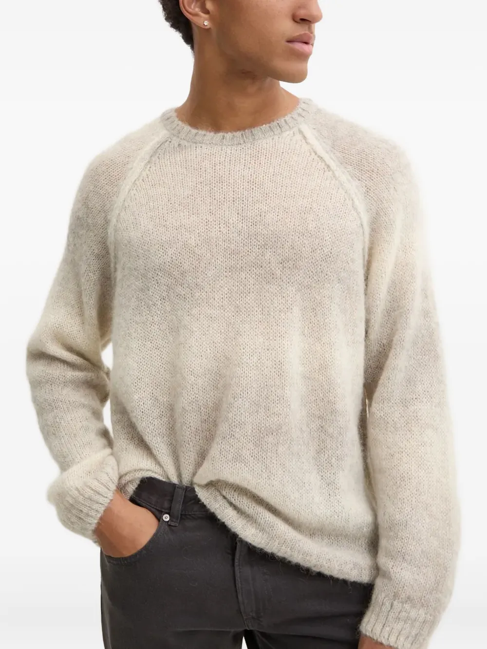 

Свитер с круглым вырезом A.P.C., нейтральный