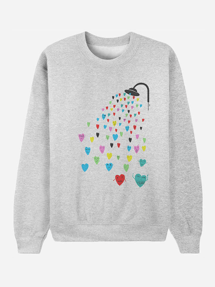 

Толстовка Love Shower WOOOP, серый