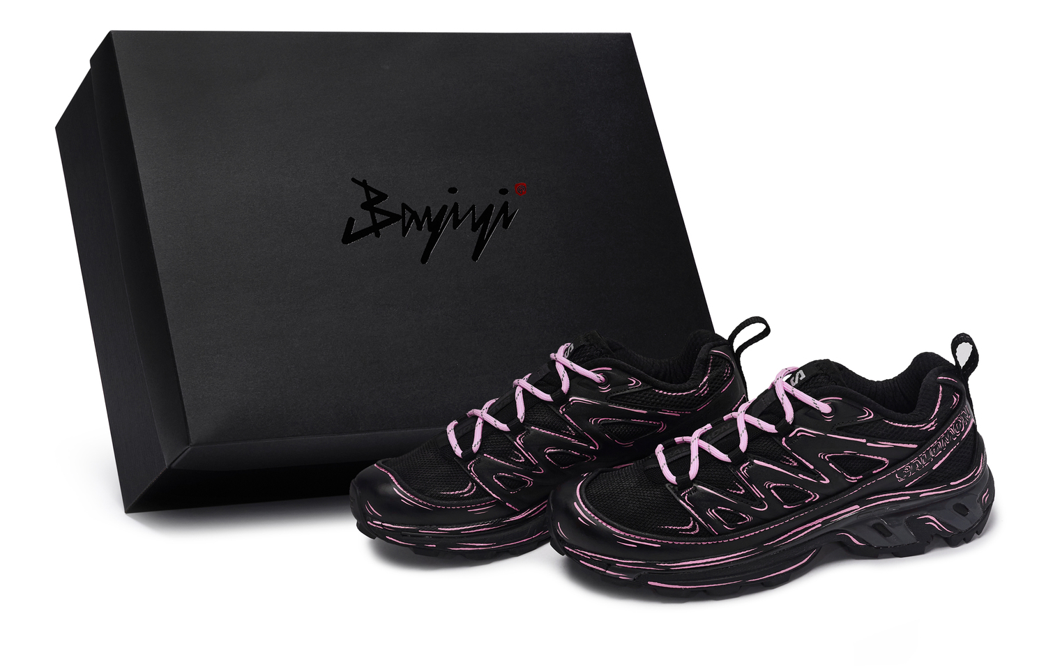 

XT 6 EXPANSE 811 Manufacturing, Sky Fantasy Pink, специальная коробка для обуви амортизация дышащая легкая низкая SALOMON, черный/розовый