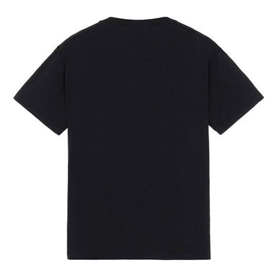 Футболка logo t-shirt 'black' Stone Island, черный — фото 2