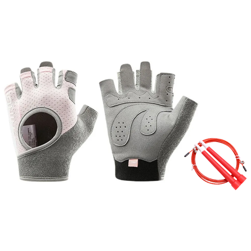 

Фитнес-перчатки Li-Ning, li-ning glove cherry blossom розовый+steel wire jump rope красный