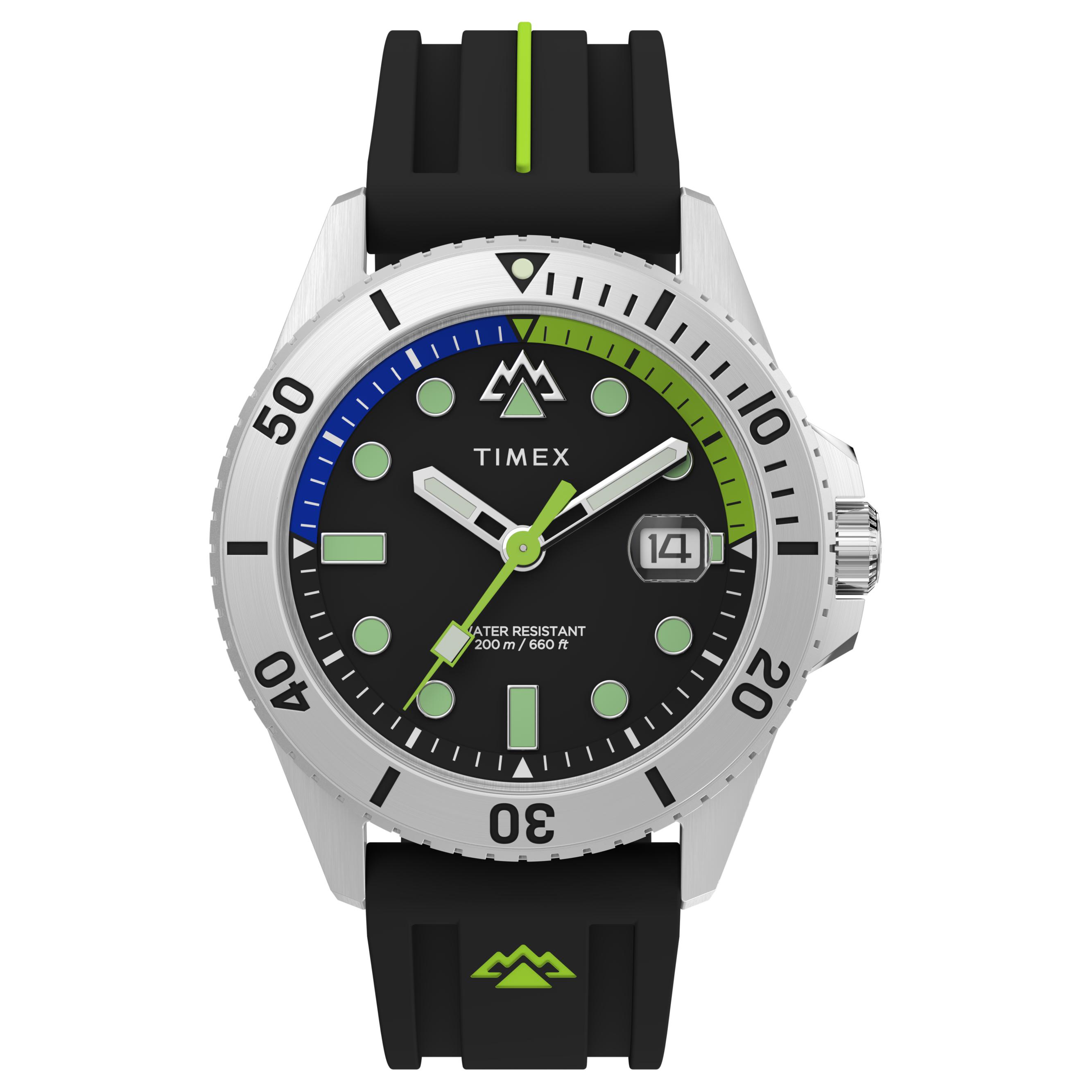 

TIMEX Часы Wrist Watch Quartz Movement Black Dial Men's Watch, Black