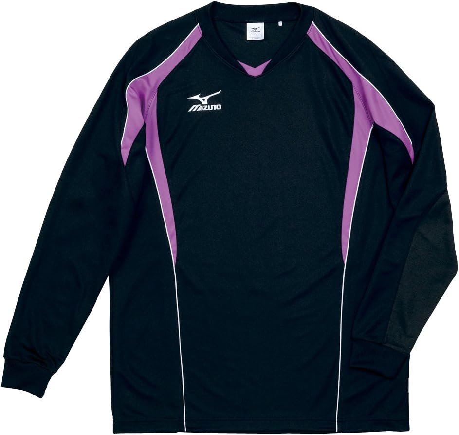 

Футболка для волейбола Mizuno, унисекс детская, черный/фиолетовый