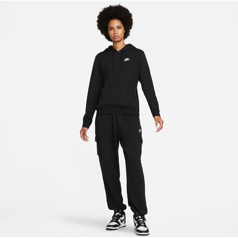 Hoodie w nsw club flc std po hdy Nike, черный — фото 3