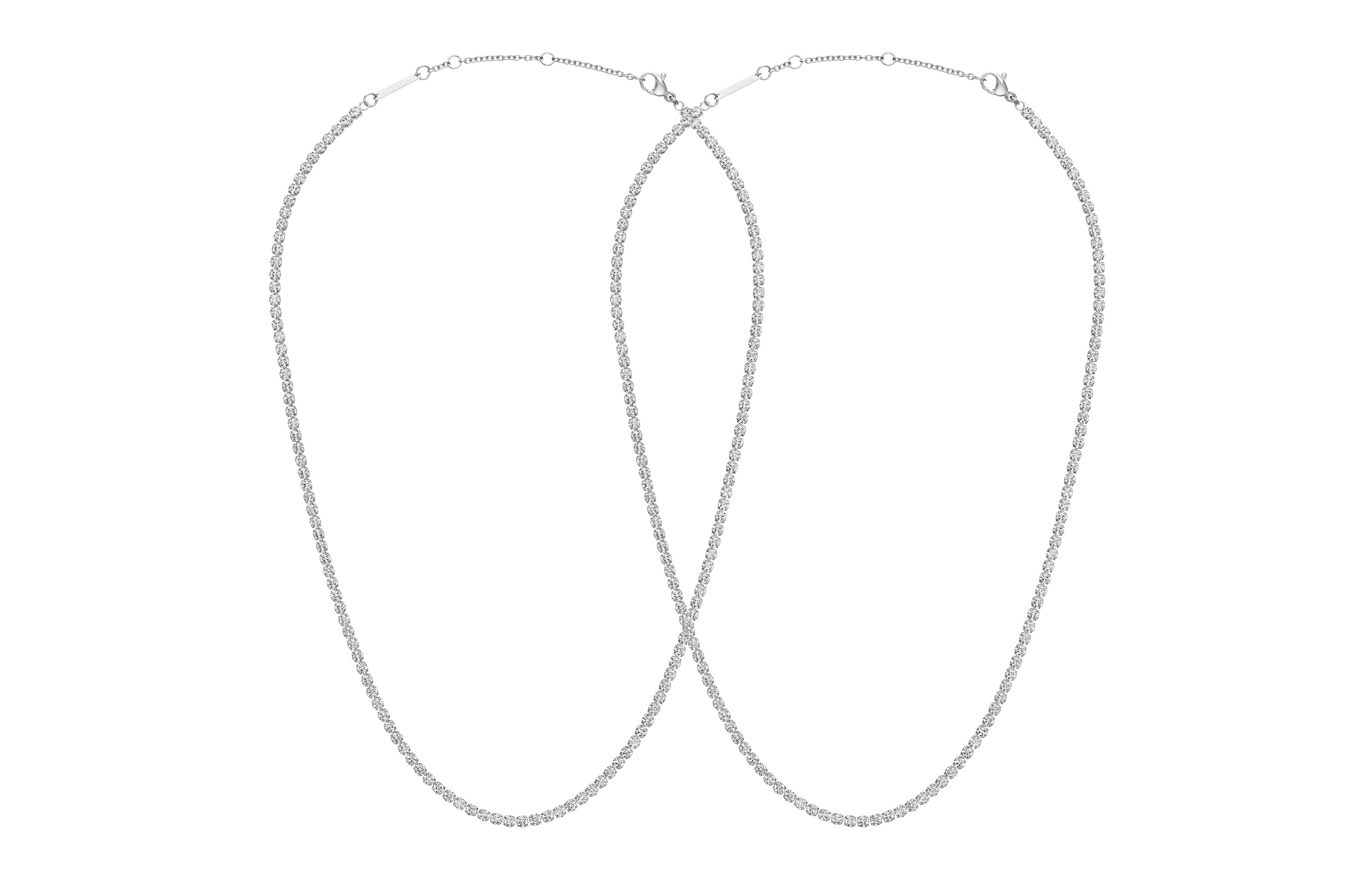 

Ожерелье Daniel Wellington Zircon DW унисекс DW/DanielWellington, светло-серебристый