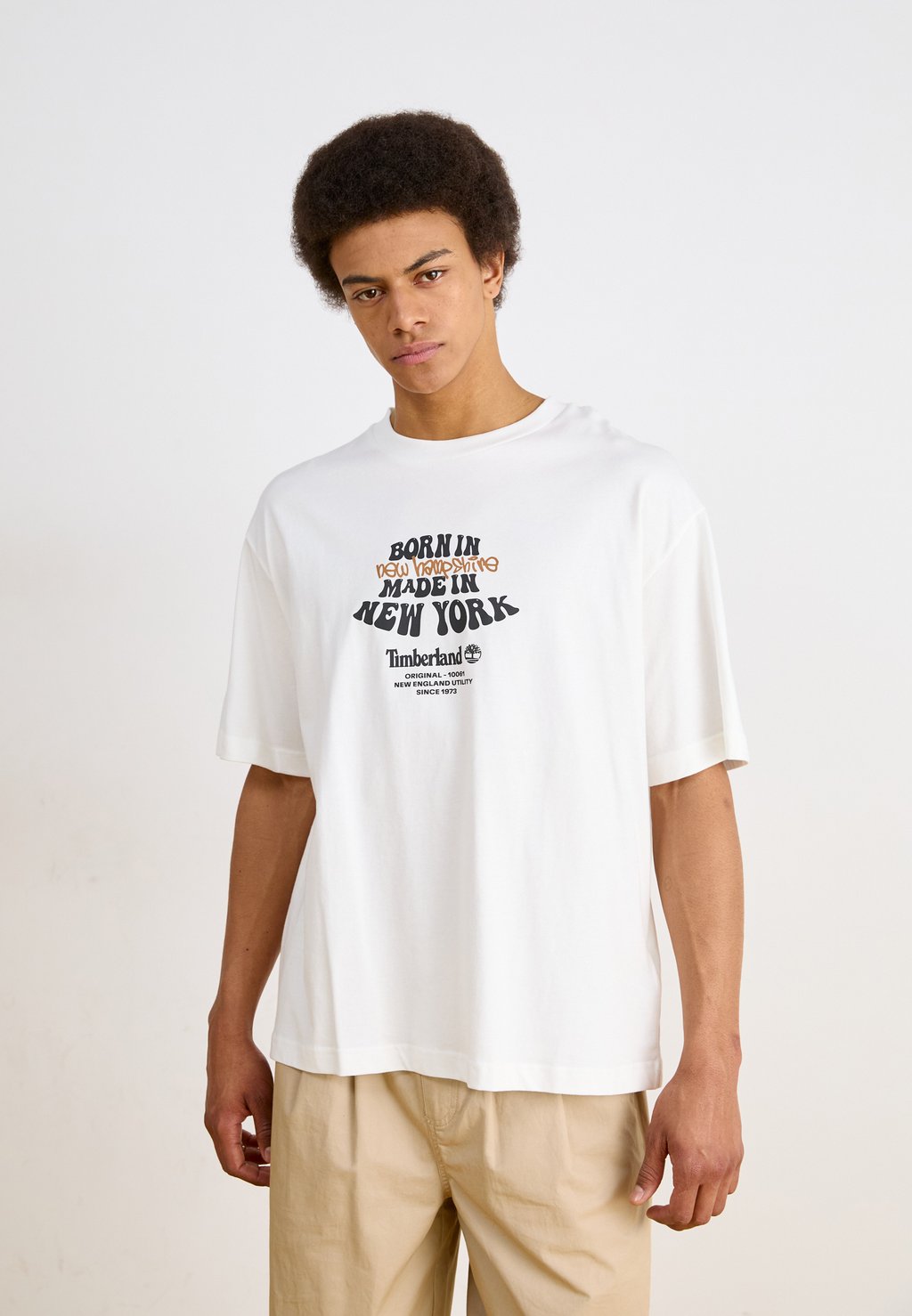 

Футболка с принтом BORN IN GRAPHIC TEE Timberland, белый