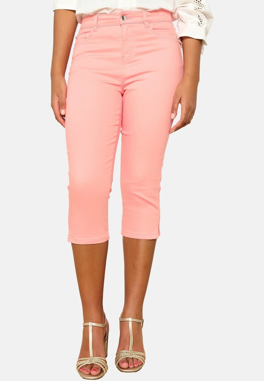 

Джинсовые шорты HIGH WAIST LolaLiza, коралловый