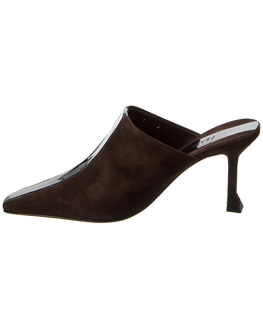 Замшевые мюли Ferragamo Graph Sophye Salvatore Ferragamo, коричневый