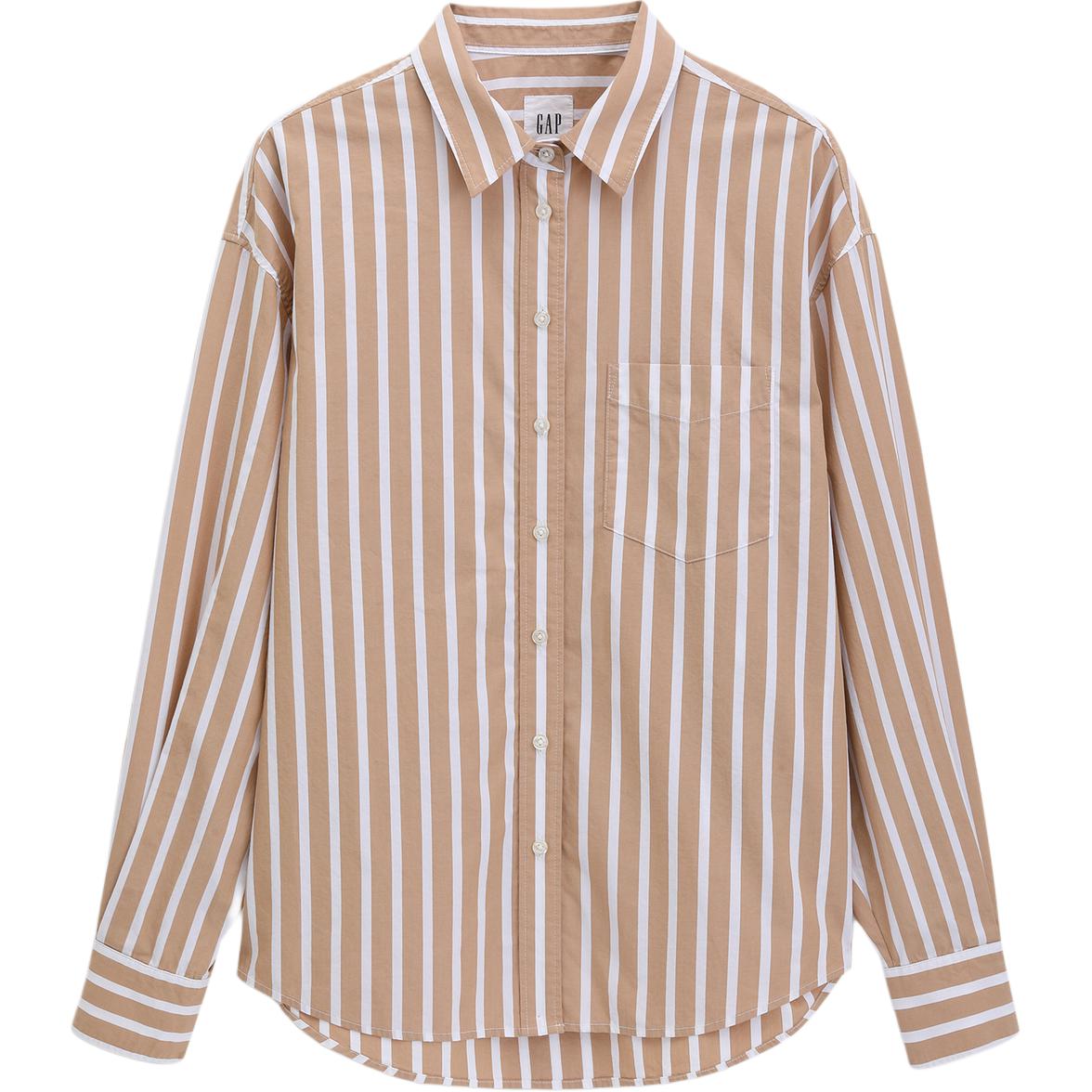 

Весенняя длинная повседневная блузка Women's GAP, хаки