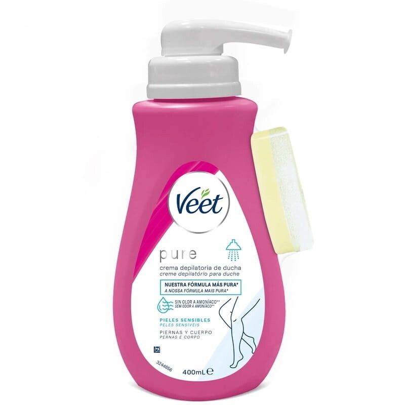 

Veet, Крем для депиляции душа для чувствительной кожи ног и тела, 400 мл