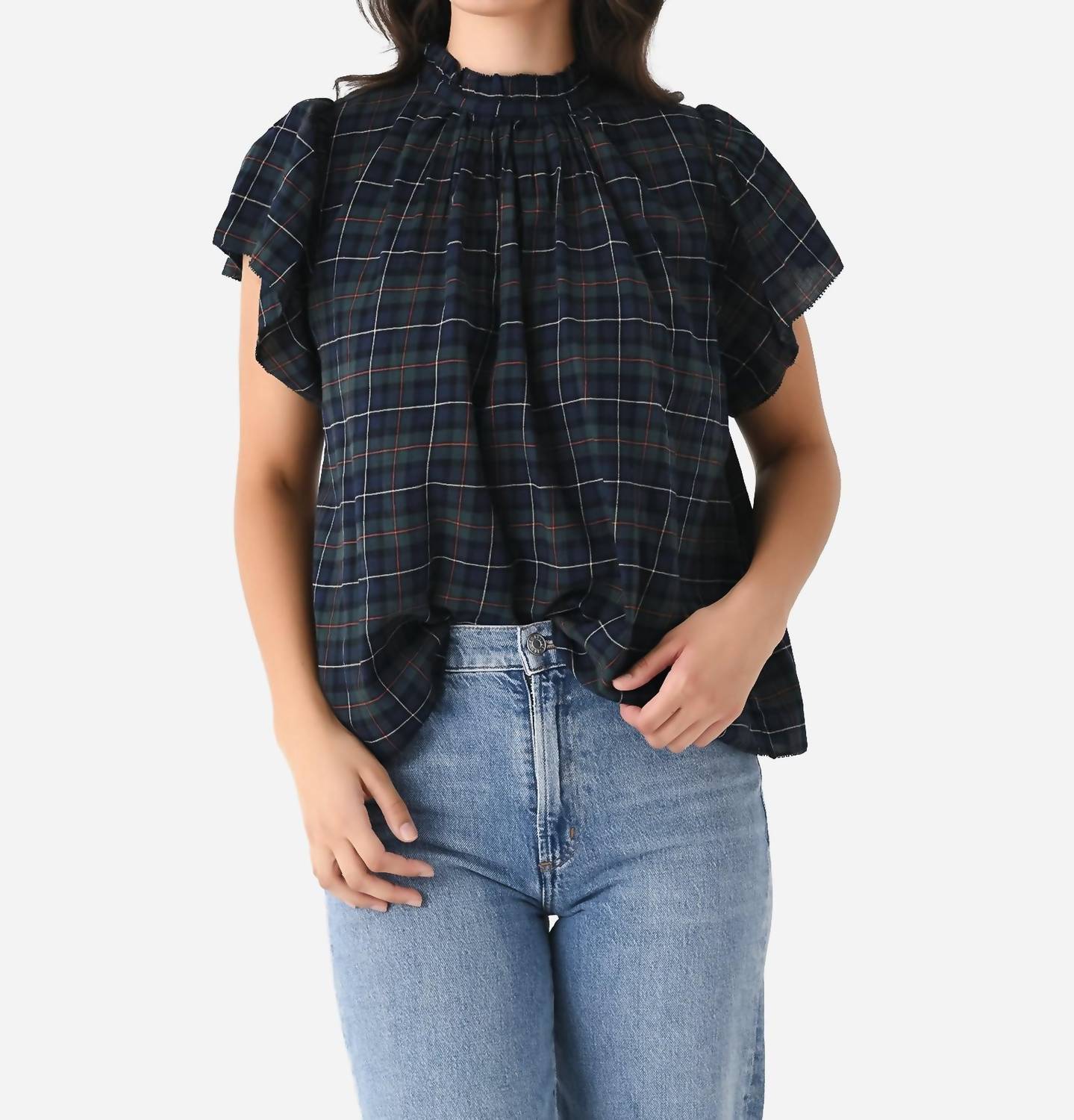 

Женская блузка Carla в клетку Coach Man TROVATA, цвет coach man plaid