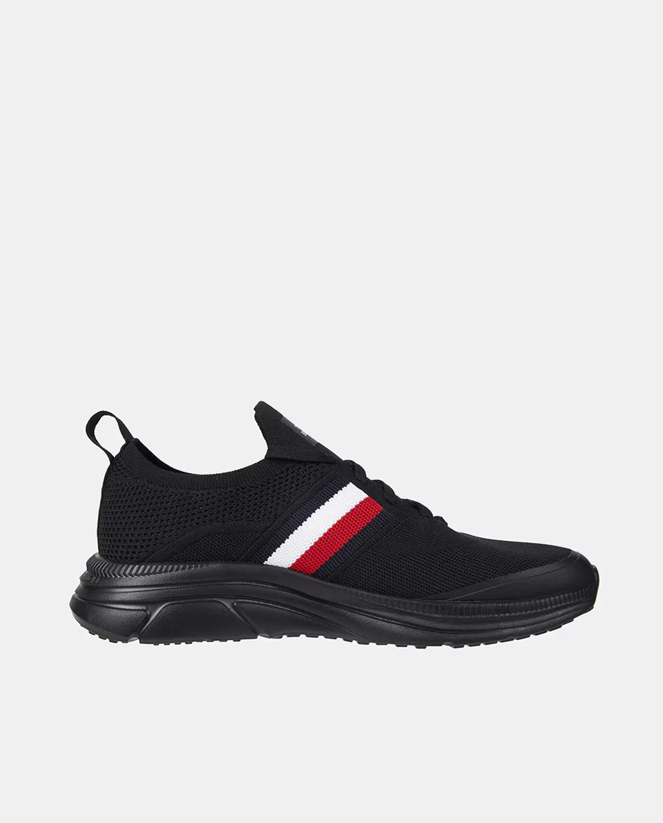 

Мужские низкие носки с логотипом сбоку Tommy Hilfiger, черный