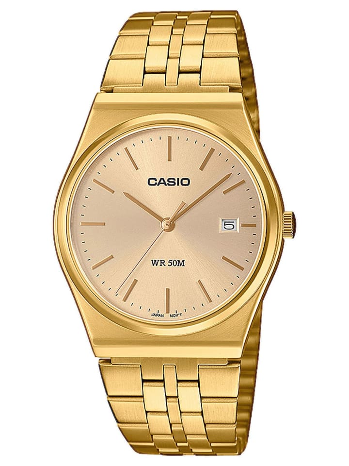 

Casio Мужские кварцевые часы, золотистого цвета