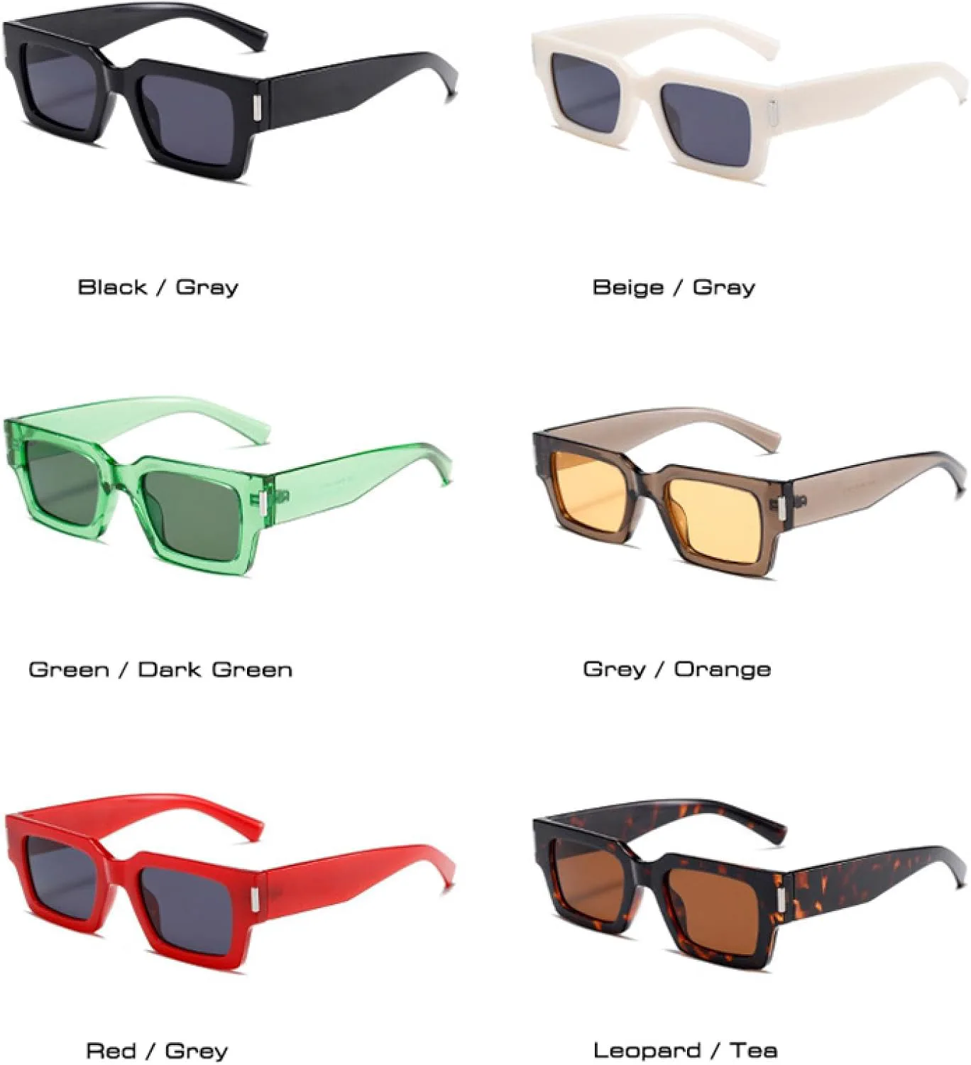 

Солнцезащитные очки с защитой от УФ-излучения UV400 | Женские и мужские, с заклепками, для занятий спортом на открытом воздухе и вождения DSVIGF, Green Dark Green