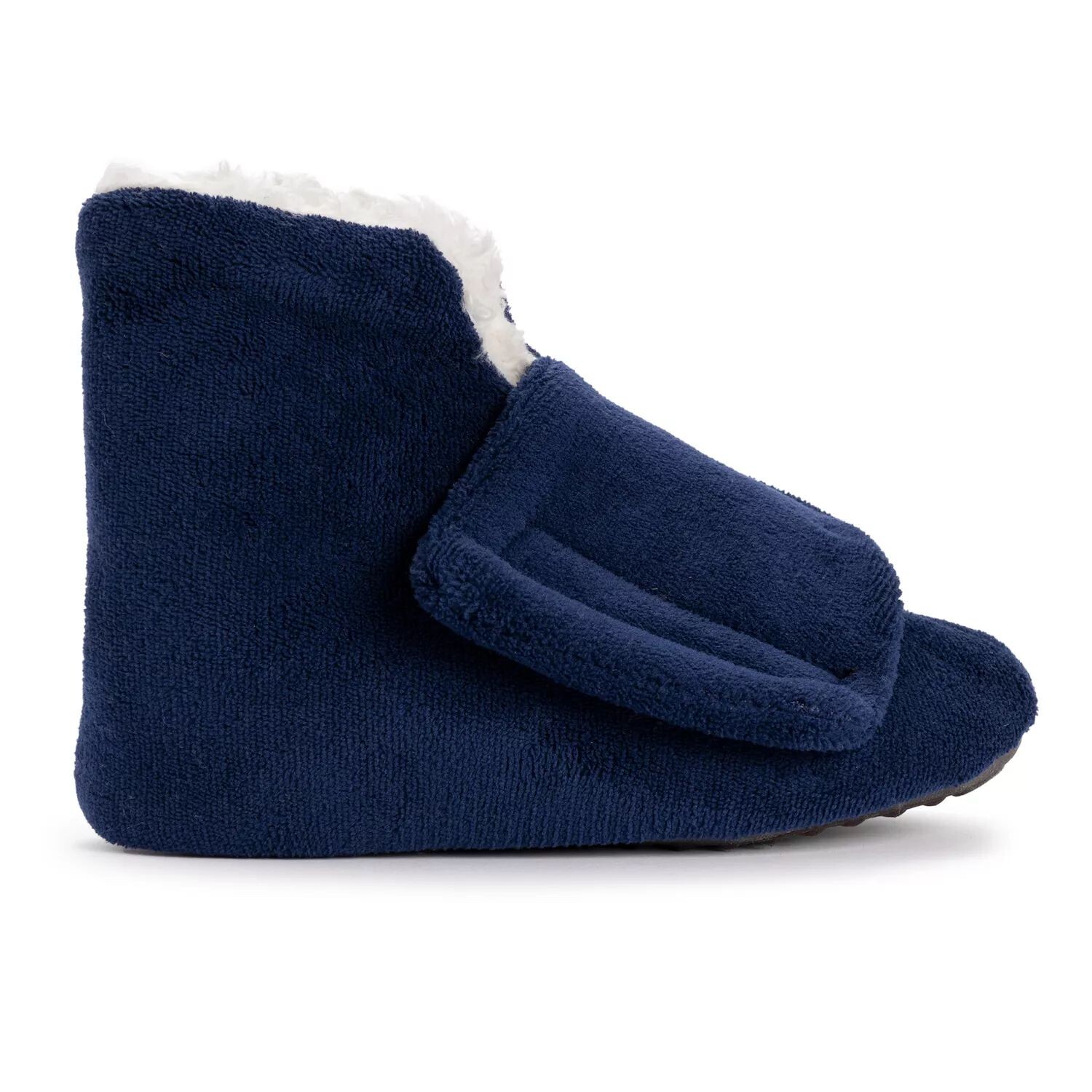 Softones By Muk Luks Женские тапочки-сапожки на подкладке из искусственного меха MUK LUKS, темно-синий