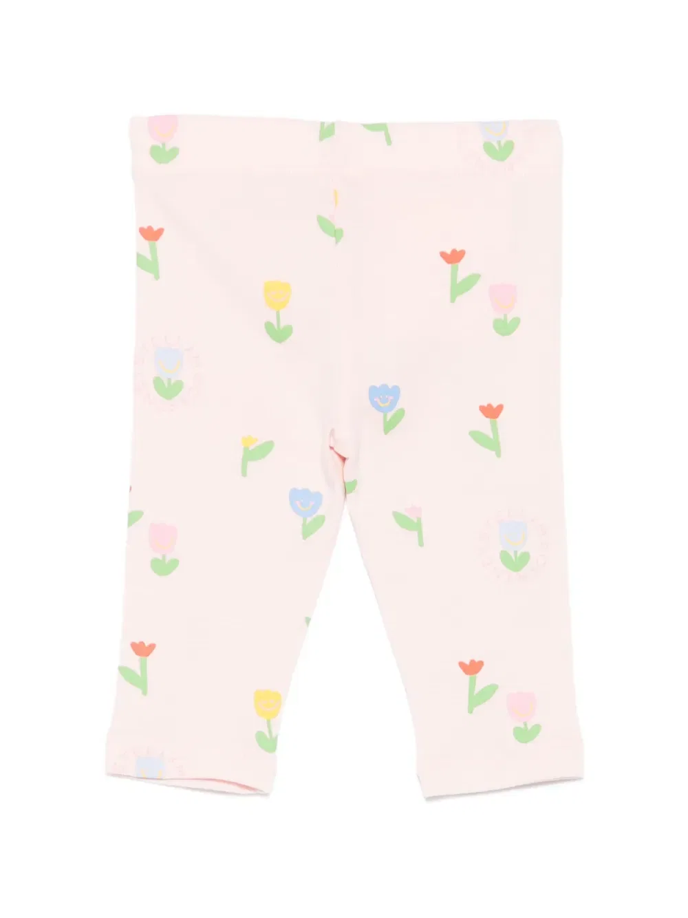 Леггинсы с цветочным принтом Stella Mccartney Kids, розовый — фото 2