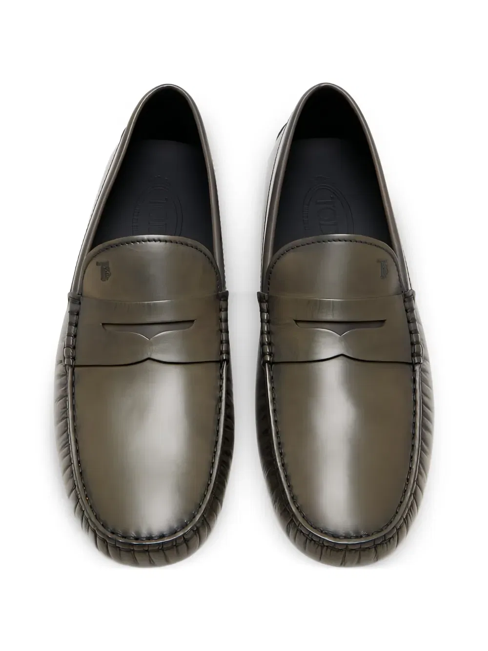 Лоферы Penny-slot Tod'S, зеленый — фото 2