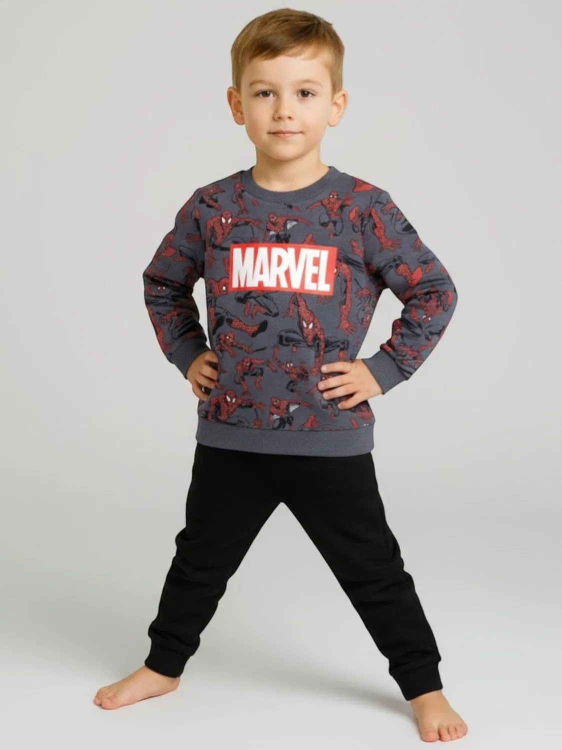 Толстовка Spider-Man, Grey — фото 3