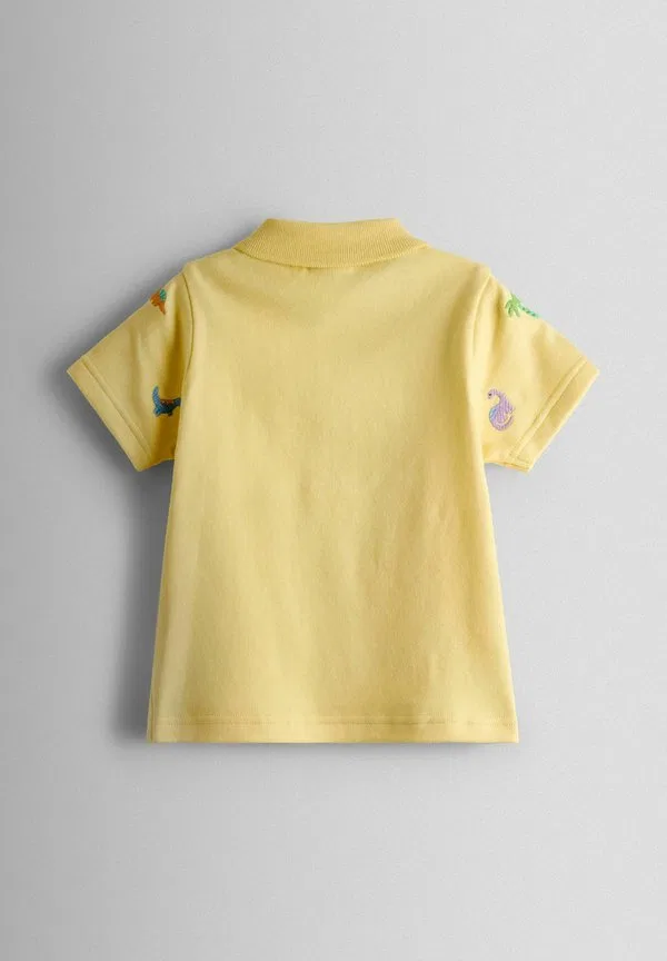 Футболка стандартного кроя. рубашка-поло Jojo Maman Bébé, Yellow — фото 2