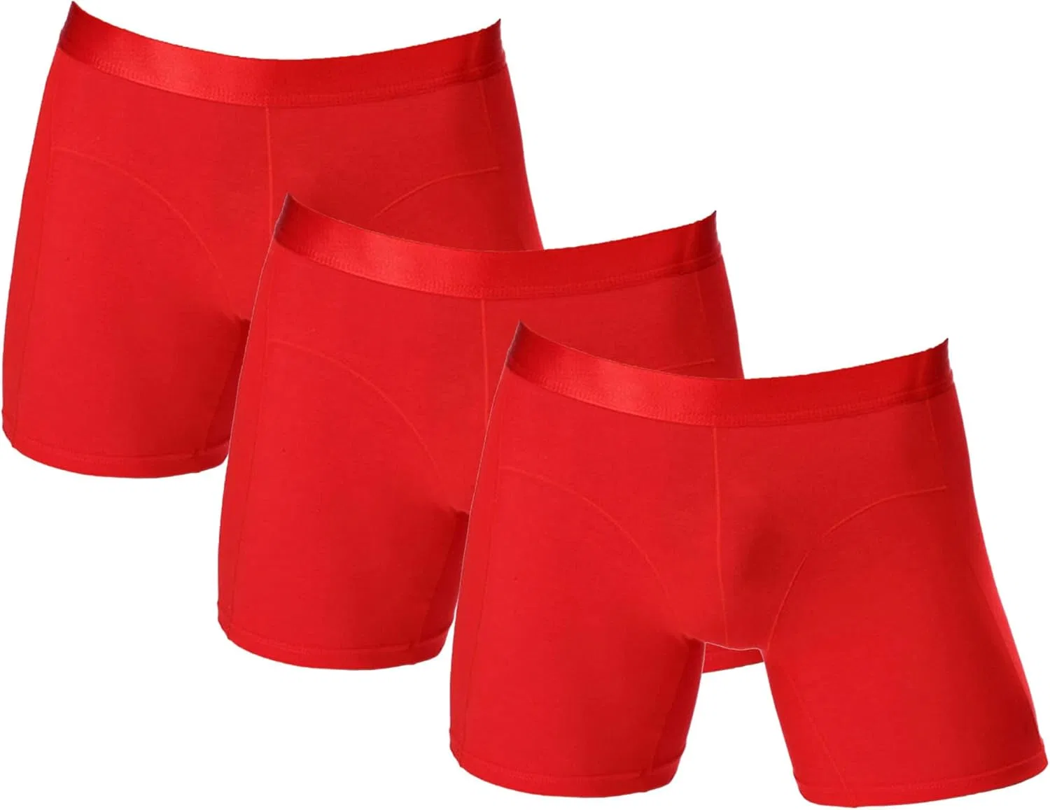 Боксеры, 3 шт., Red