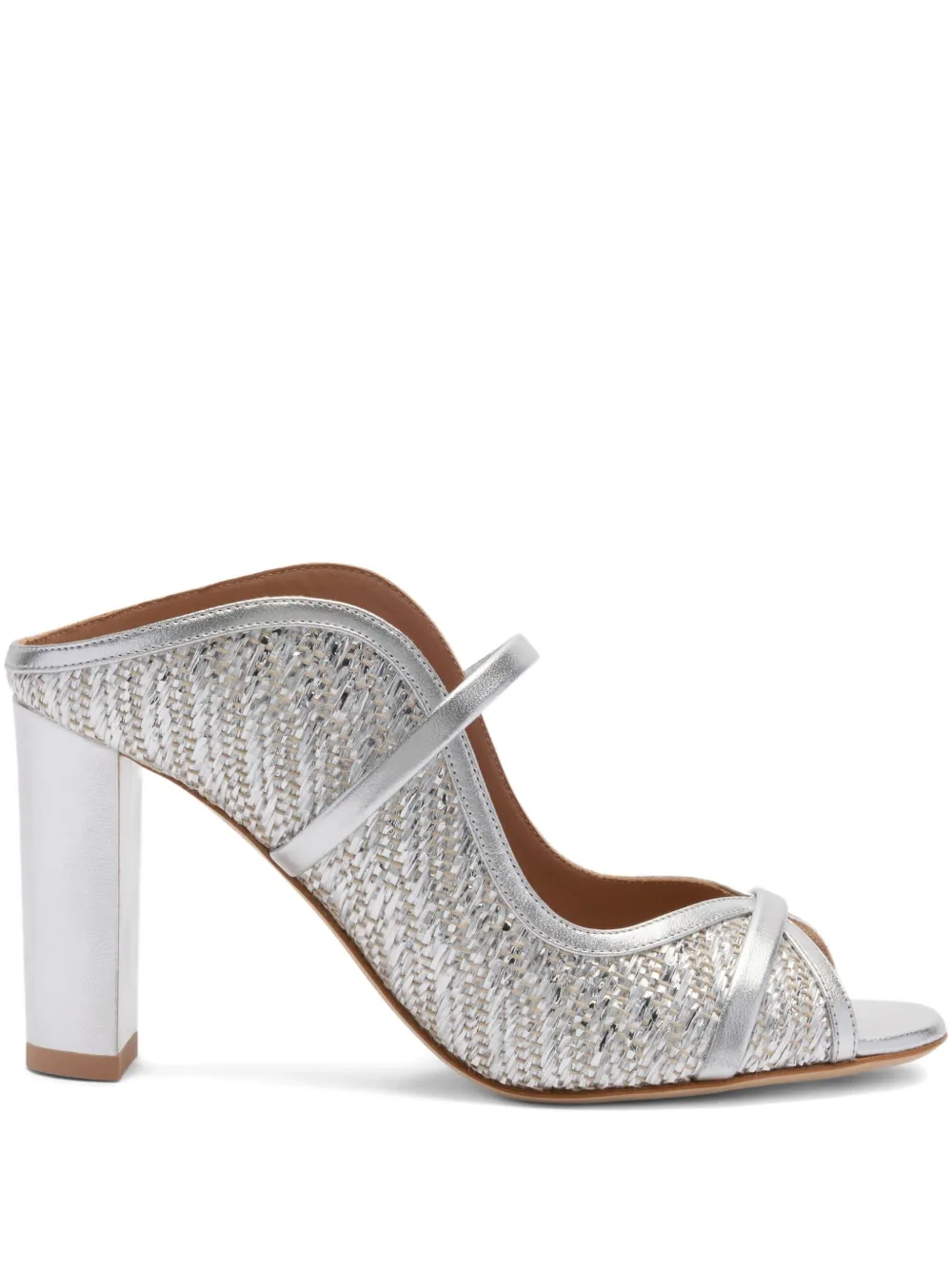 Босоножки Norah 85 Malone Souliers, серебяный