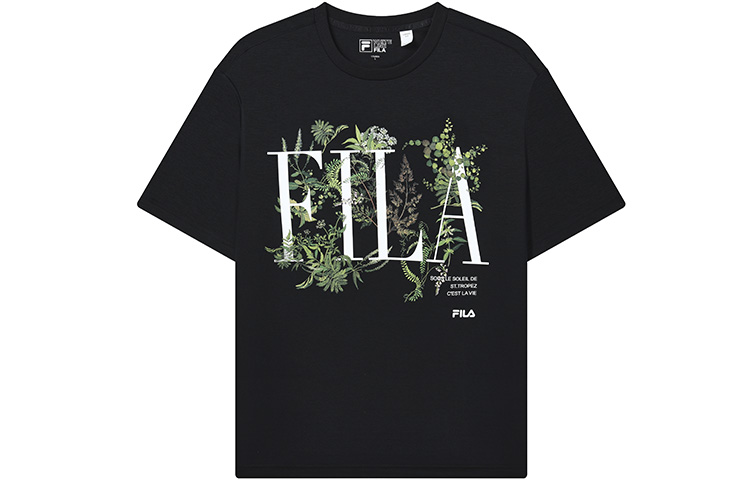 

Футболка мужская, цвет черный как смоль Fila, черный