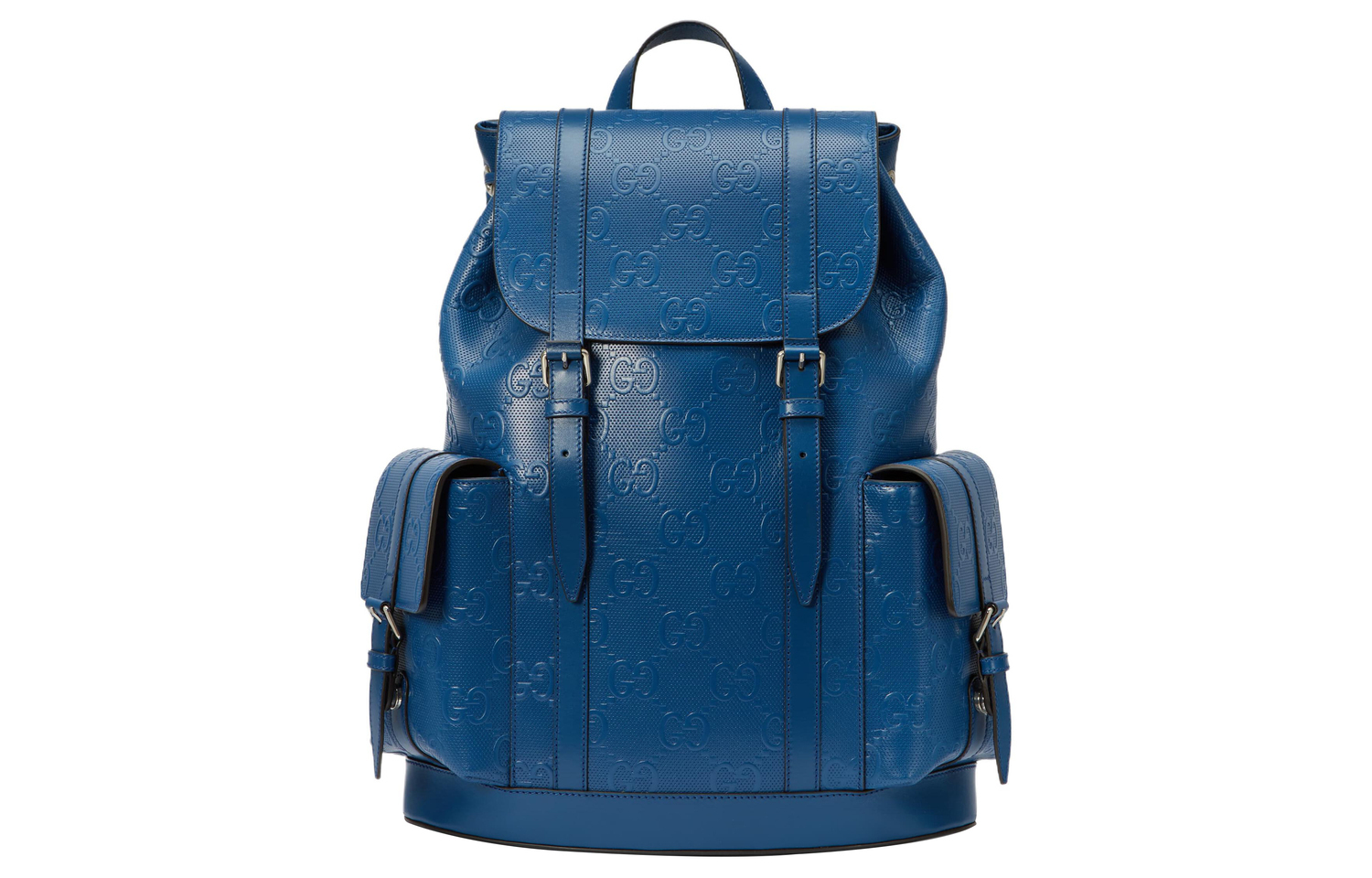 

GUCCI Кожаный рюкзак мужской синий