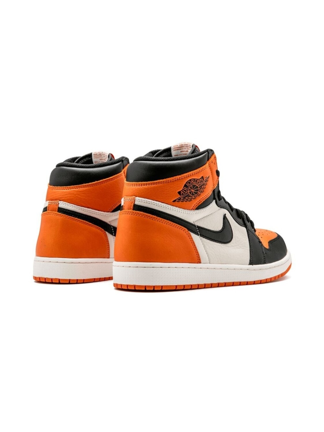 Кроссовки Air 1 Retro High OG Shattered Backboard Jordan, черный — фото 3