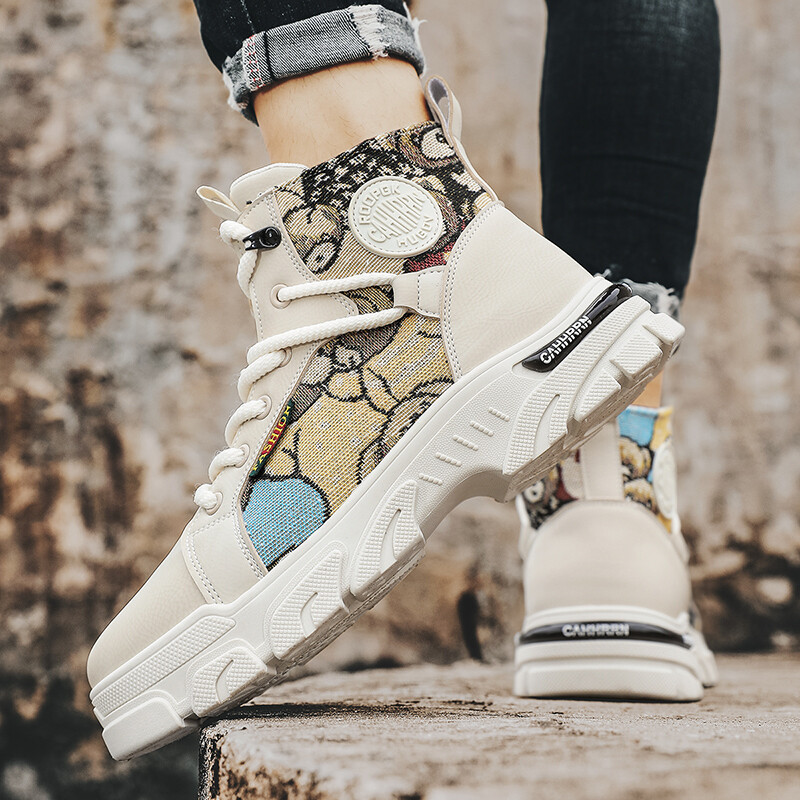 

Мужские ботинки Cahhrrn X Martin Boot Men Beige Troadlop