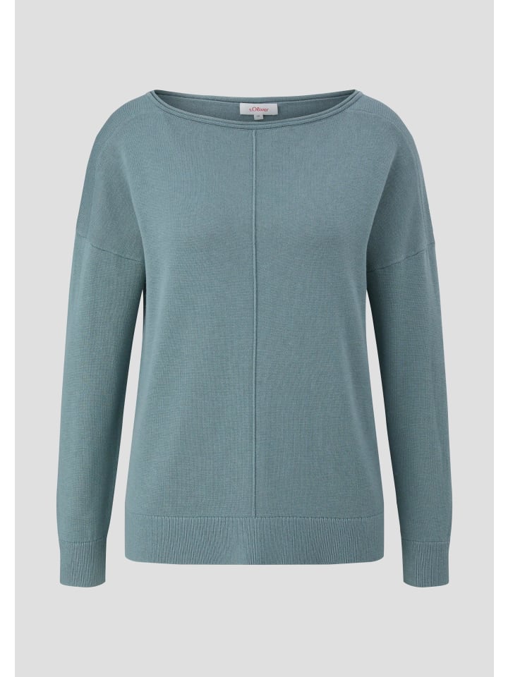 

s.Oliver Вязаный свитер цвета 6352_светлый бензин