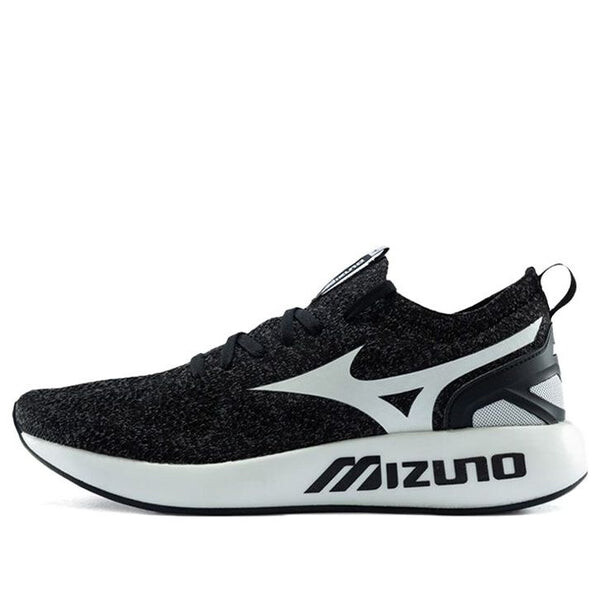

Кроссовки pi knit low-top 'black white' Mizuno, черный