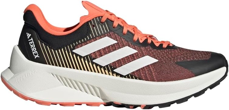 Мужские кроссовки Adidas Terrex Free Hiker 2.0 Gore-tex низкие, белый/черный/оранжевый — фото 2