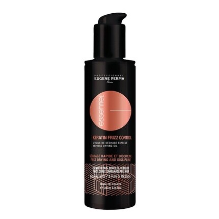 Масло для экспресс-сушки Keratin Frizz Control для густых вьющихся волос 200мл, Essentiel — фото 2