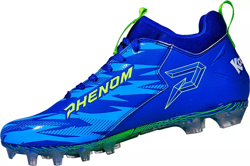 Мужские футбольные бутсы Phenom Elite Quantum Speed ​​2.0 Kool-Aid, синий/зеленый — фото 2
