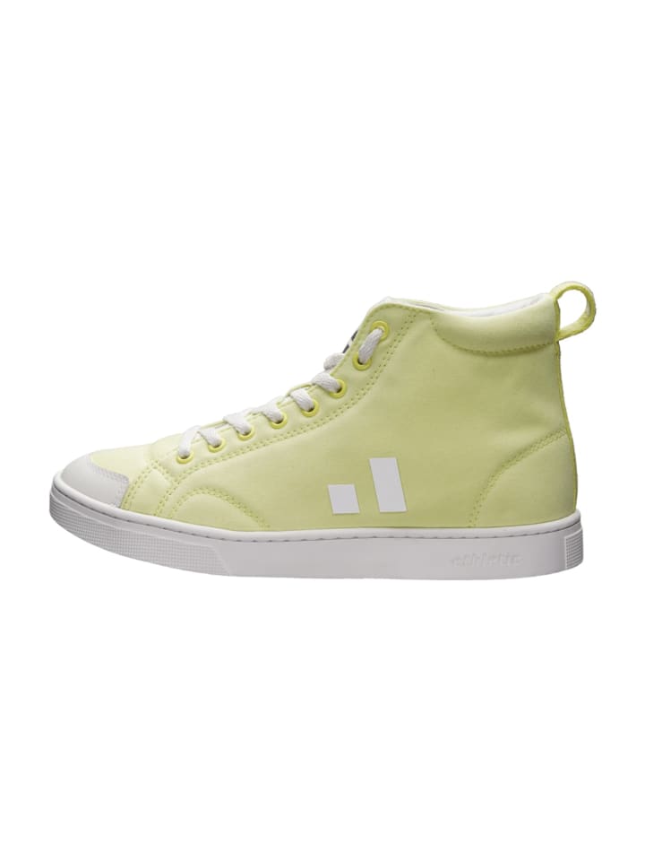 

Высокие кроссовки ethletic, цвет lime yellow | just white