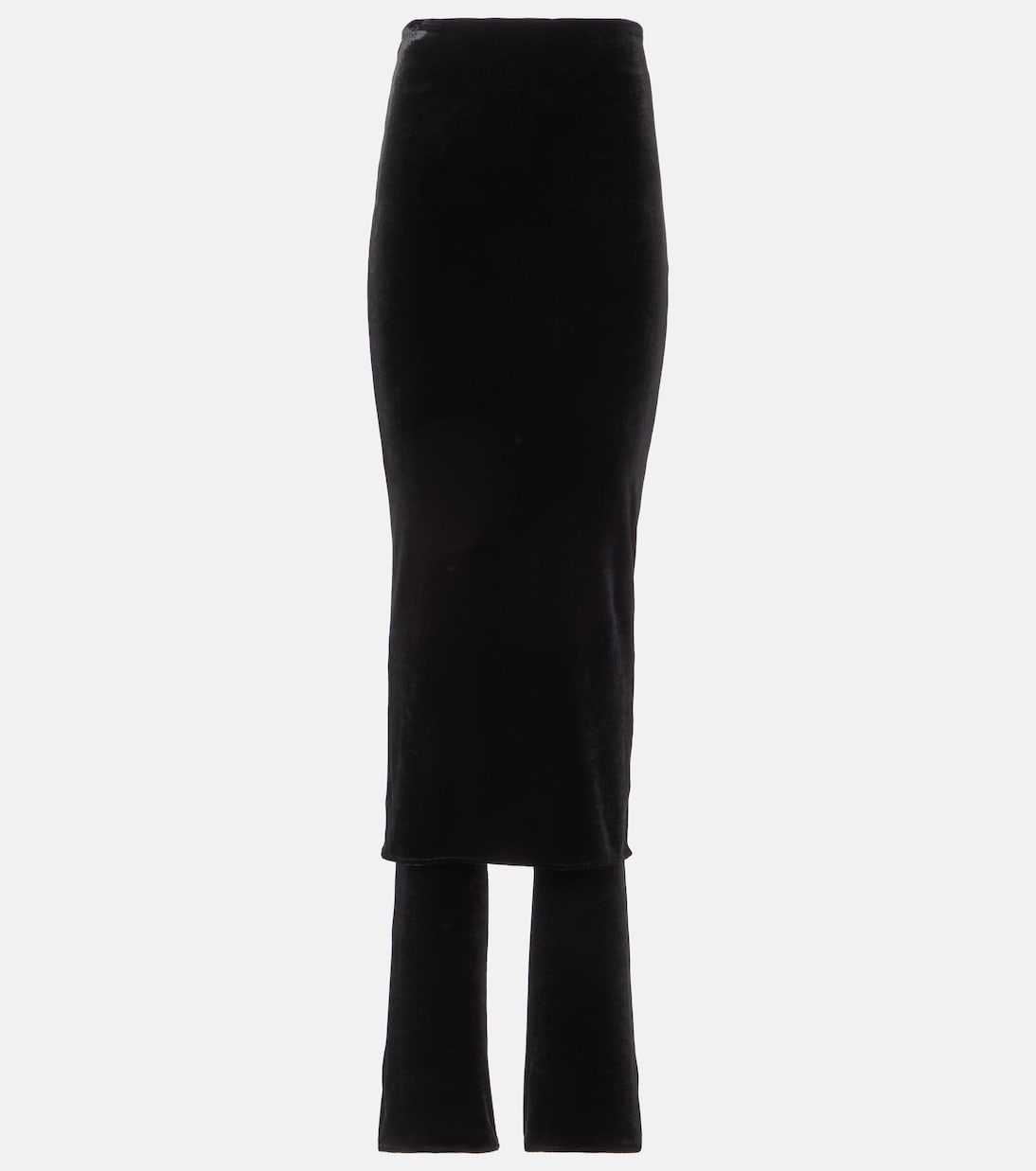 

Юбка-брюки из струящегося джерси Alaïa, Noir Alaia