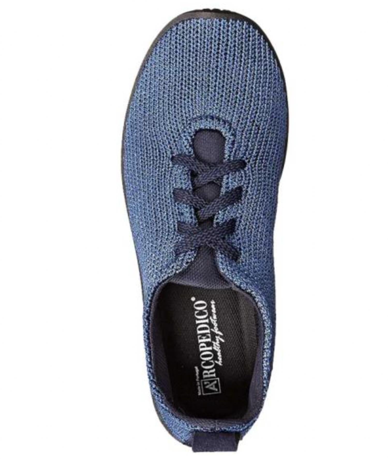 Женские туфли на шнуровке из денима ARCOPEDICO, цвет denim — фото 3