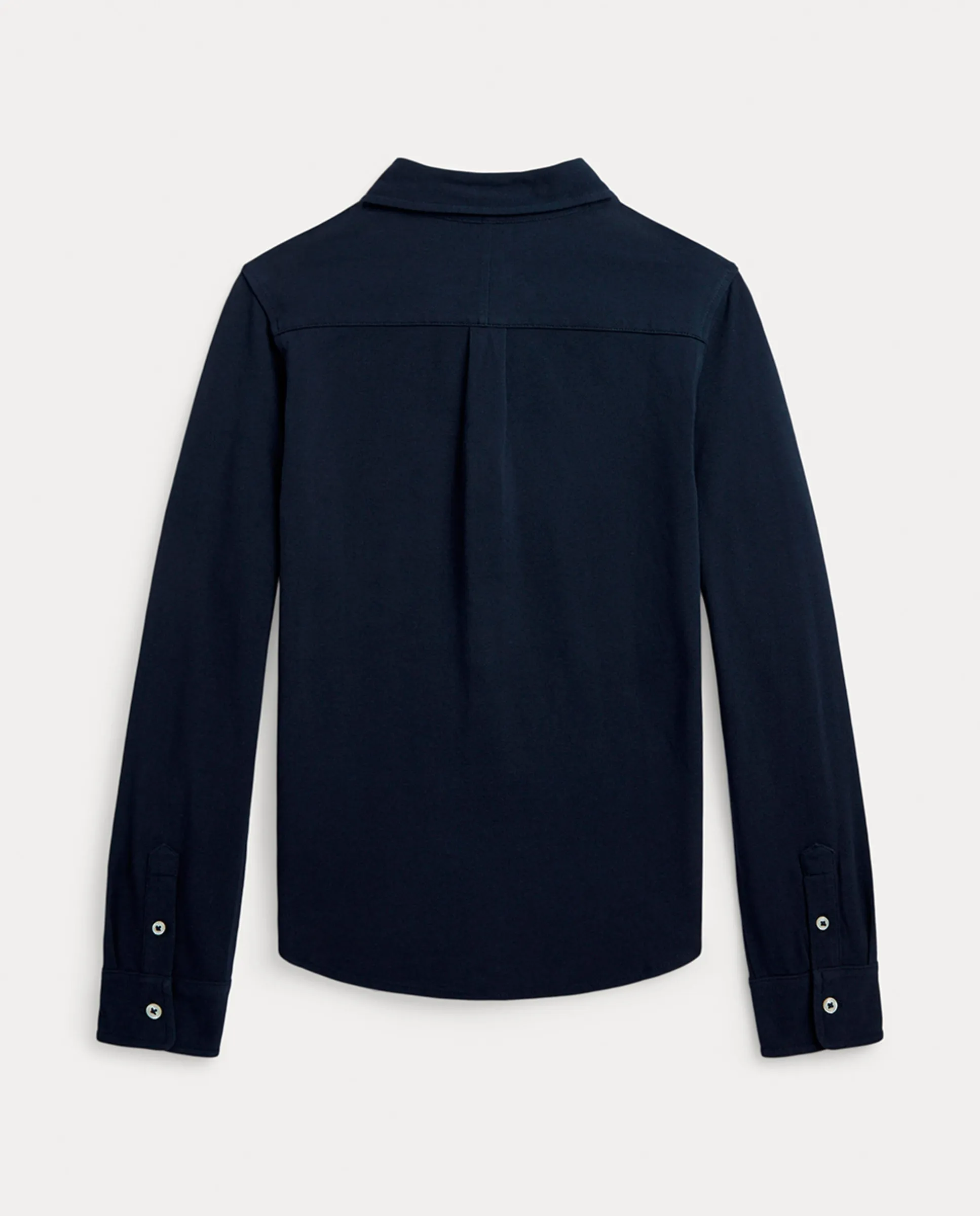 Ультралегкая детская пикейная рубашка Polo Ralph Lauren, темно-синий — фото 2