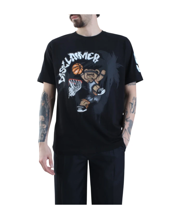 

Футболка с графическим принтом в стиле стритвеар Disclaimer, черный