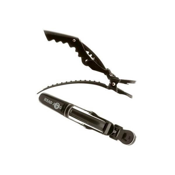 

Зажимы для парикмахерских Head Jog Dino, черные, 4 шт Hair Tools
