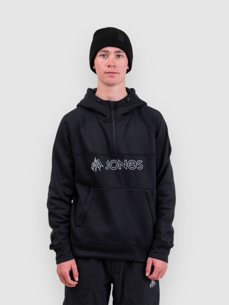 

Флисовая куртка Jones Snowboards Rec Riding Fleecejacke, stealth black, Белый, Флисовая куртка Jones Snowboards Rec Riding Fleecejacke, stealth black