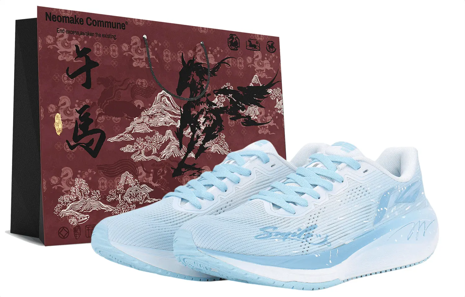 

Li-Ning Version 20 Cushioning Slip Resistant низкие кроссовки для города и бега мужские Blue White