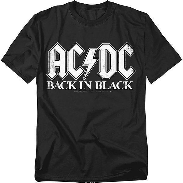 

Футболка Big & Tall AC/DC Back in Black Licensed Character