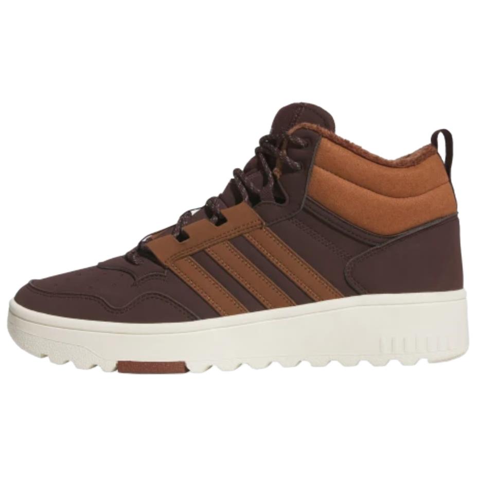 

Кроссовки баскетбольные Hoops 4.0 Mid top Unisex Adidas, темно-коричневый/белый