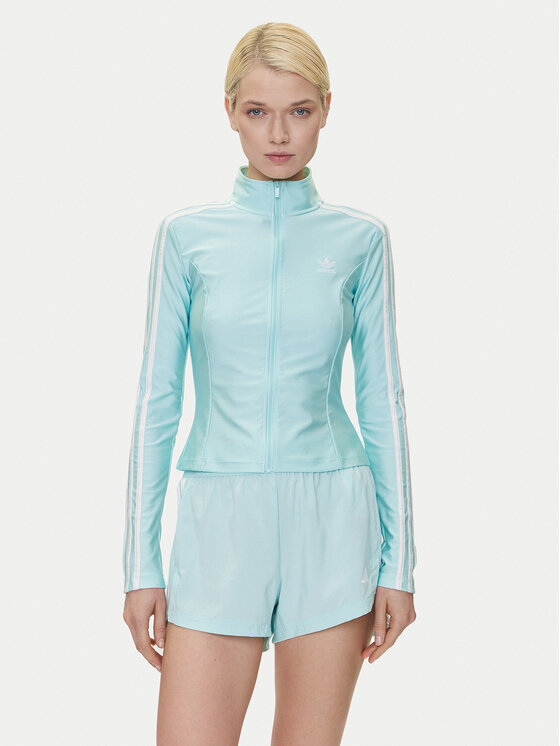 

Облегающая толстовка adicolor 3-Stripes JC5579 Adidas, бирюзовый