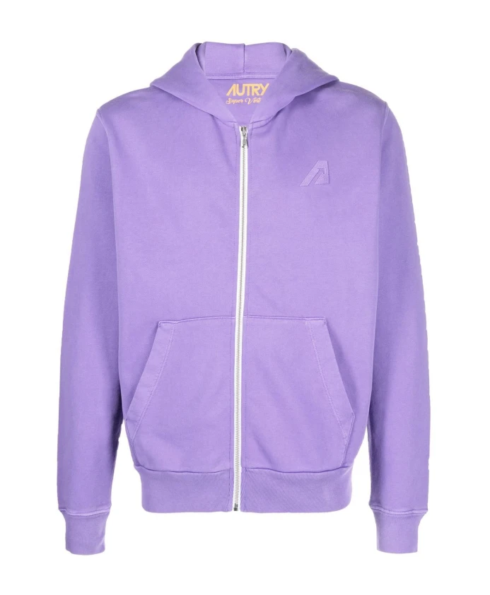

Хлопковая толстовка с логотипом Autry, фиолетовый