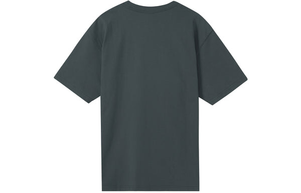 Футболка Nike ACG Wyland Funny Printing Sports Loose Round Neck Short Sleeve Black Gray Blackgray, серый — фото 2